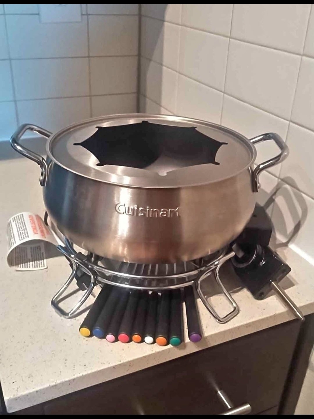 Cuisinart Stainless Steel Fondue Pot - Silver Finish